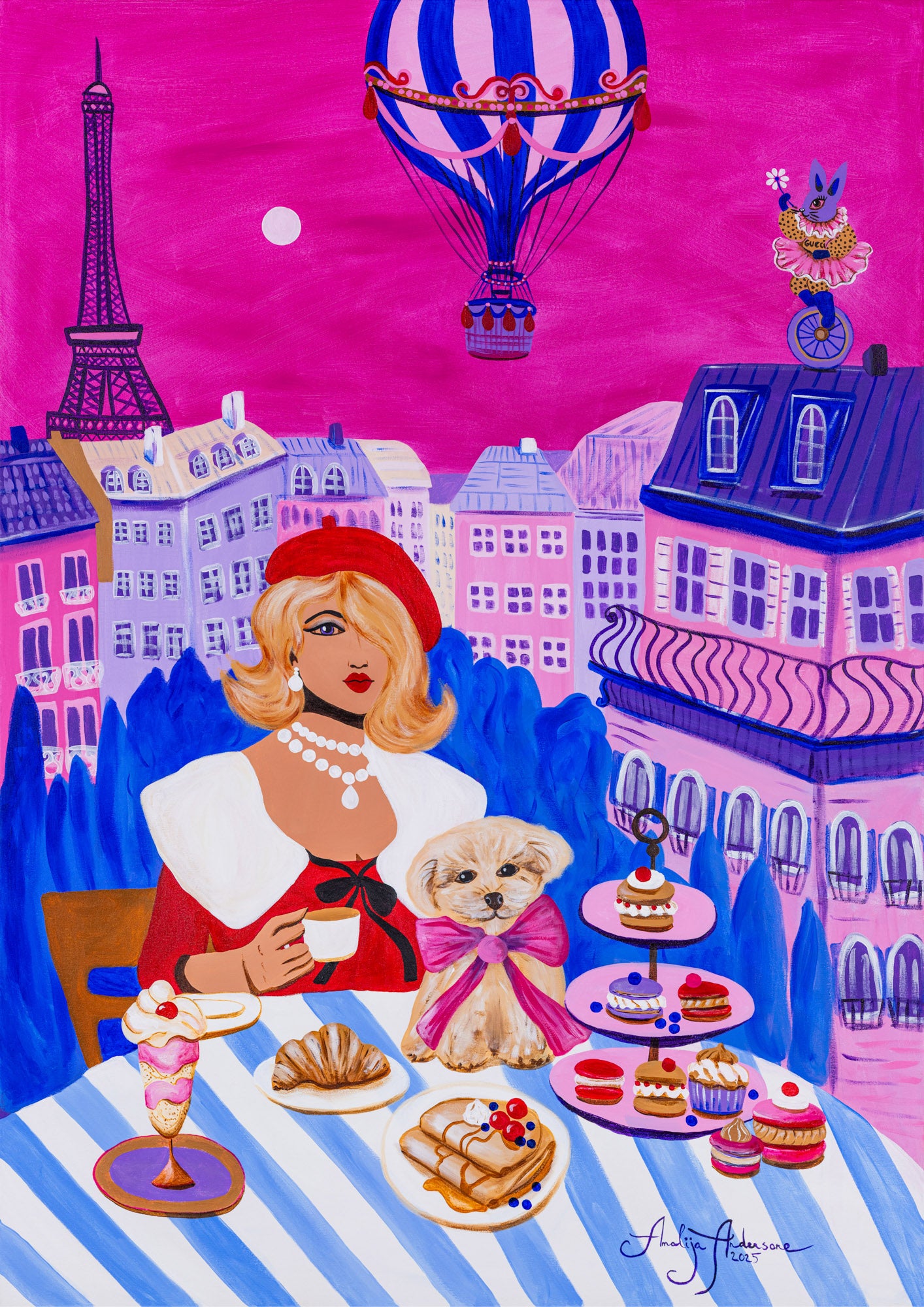 JE T`AIME, PARIS - ORIGINAL ARTWORK