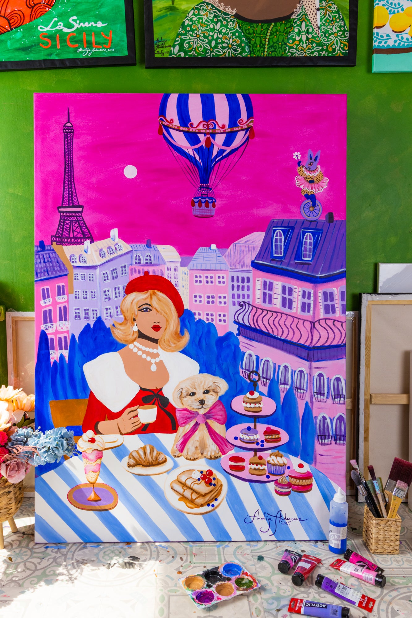 JE T`AIME, PARIS - ORIGINAL ARTWORK