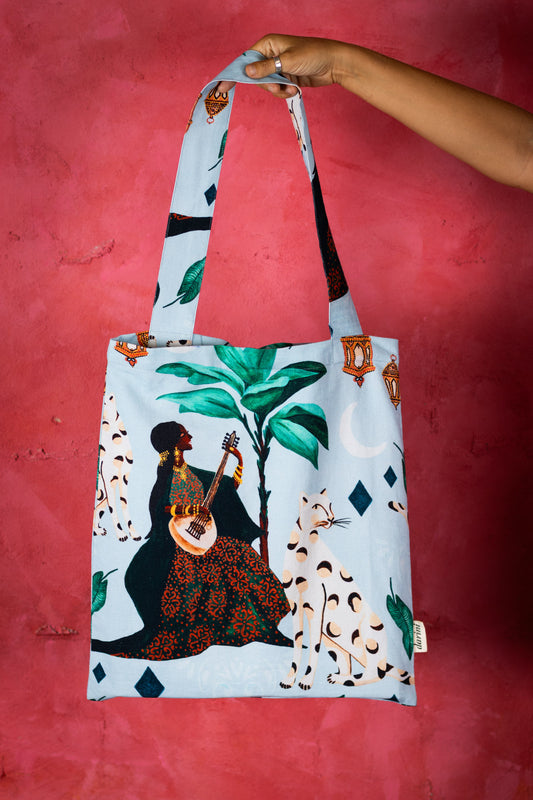 DARINI x AMALIJA BEDOUIN MOONRISE TOTE BAG