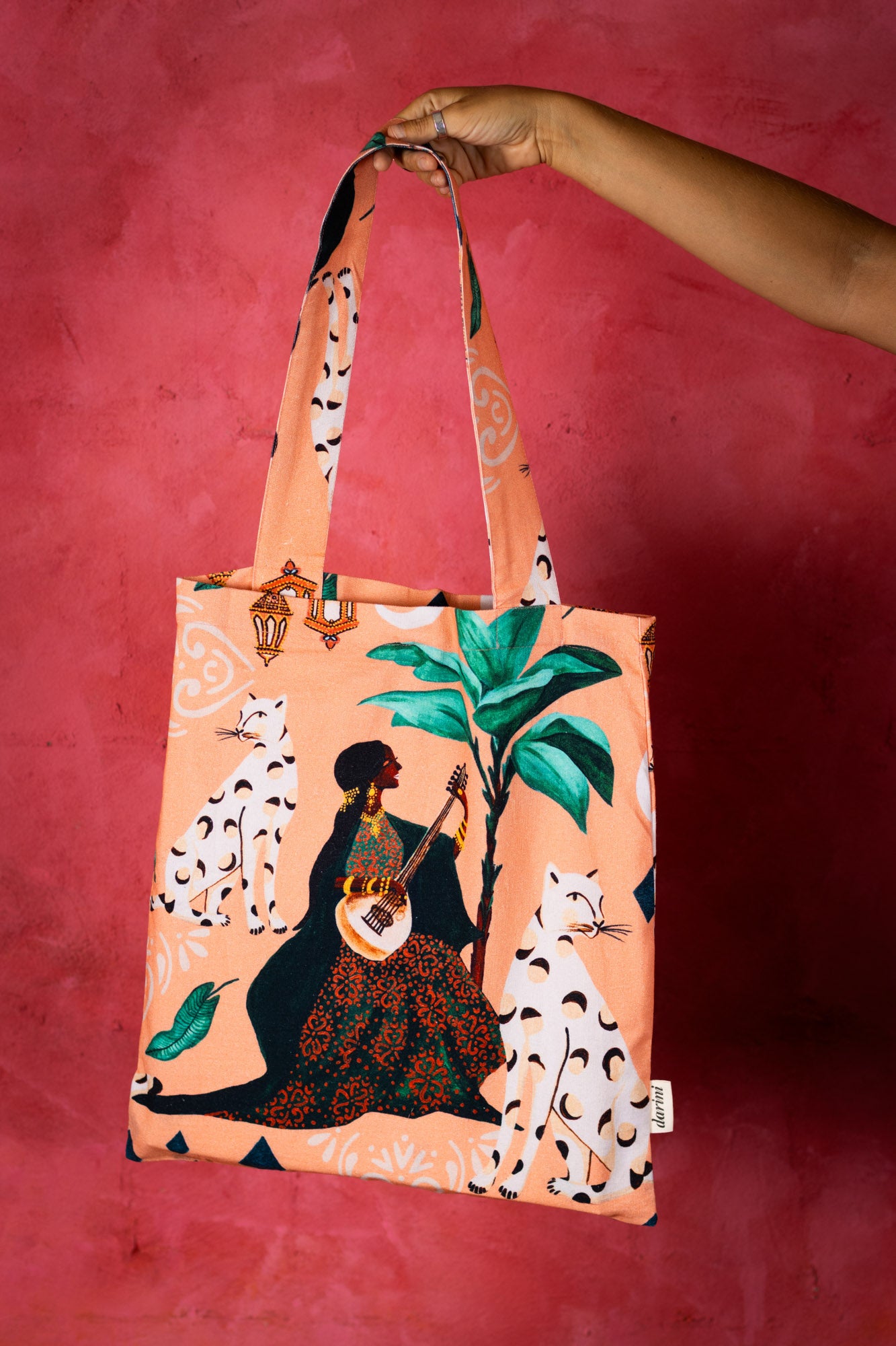 DARINI x AMALIJA BEDOUIN MOONRISE TOTE BAG