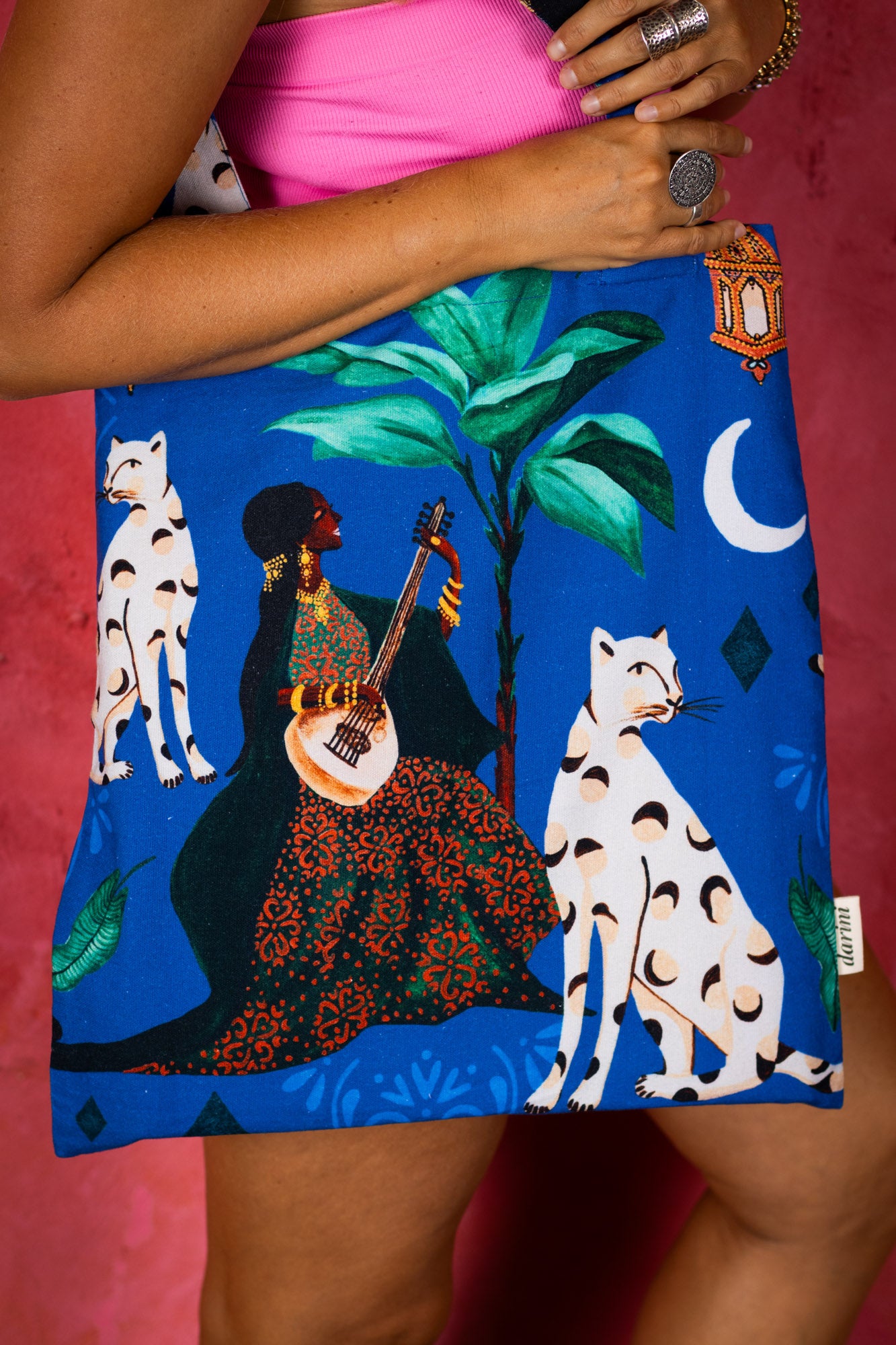 DARINI x AMALIJA BEDOUIN MOONRISE TOTE BAG