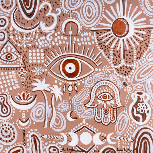 FULL MOON OVER DESERT