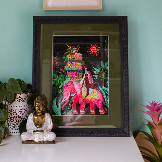 POWER OF TROPICAL THAI LOVE - IERĀMĒTS PRINTS 60X50 cm