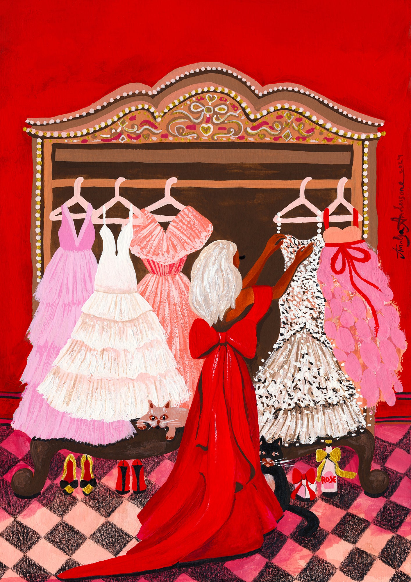 LADY ROSEMERRY IN THE MAGIC NIGHT BEFORE THE BALL