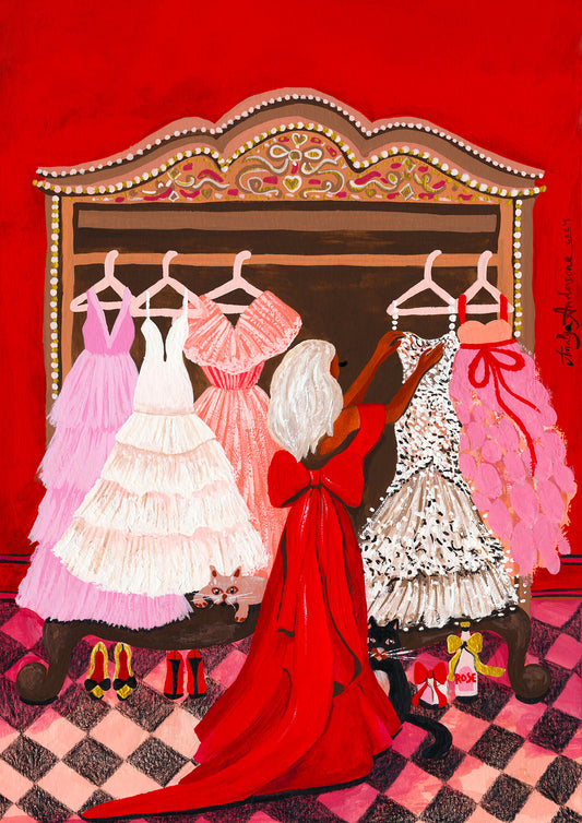 LADY ROSEMERRY IN THE MAGIC NIGHT BEFORE THE BALL