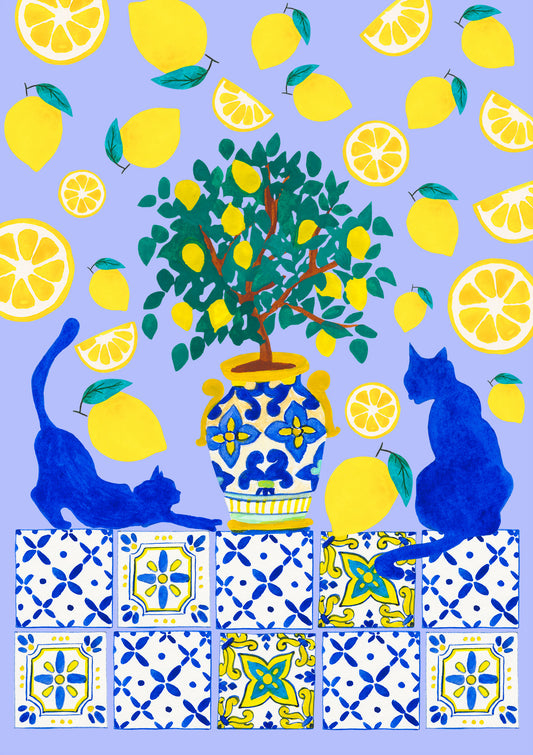 WHEN A CAT GIVES YOU A LEMON