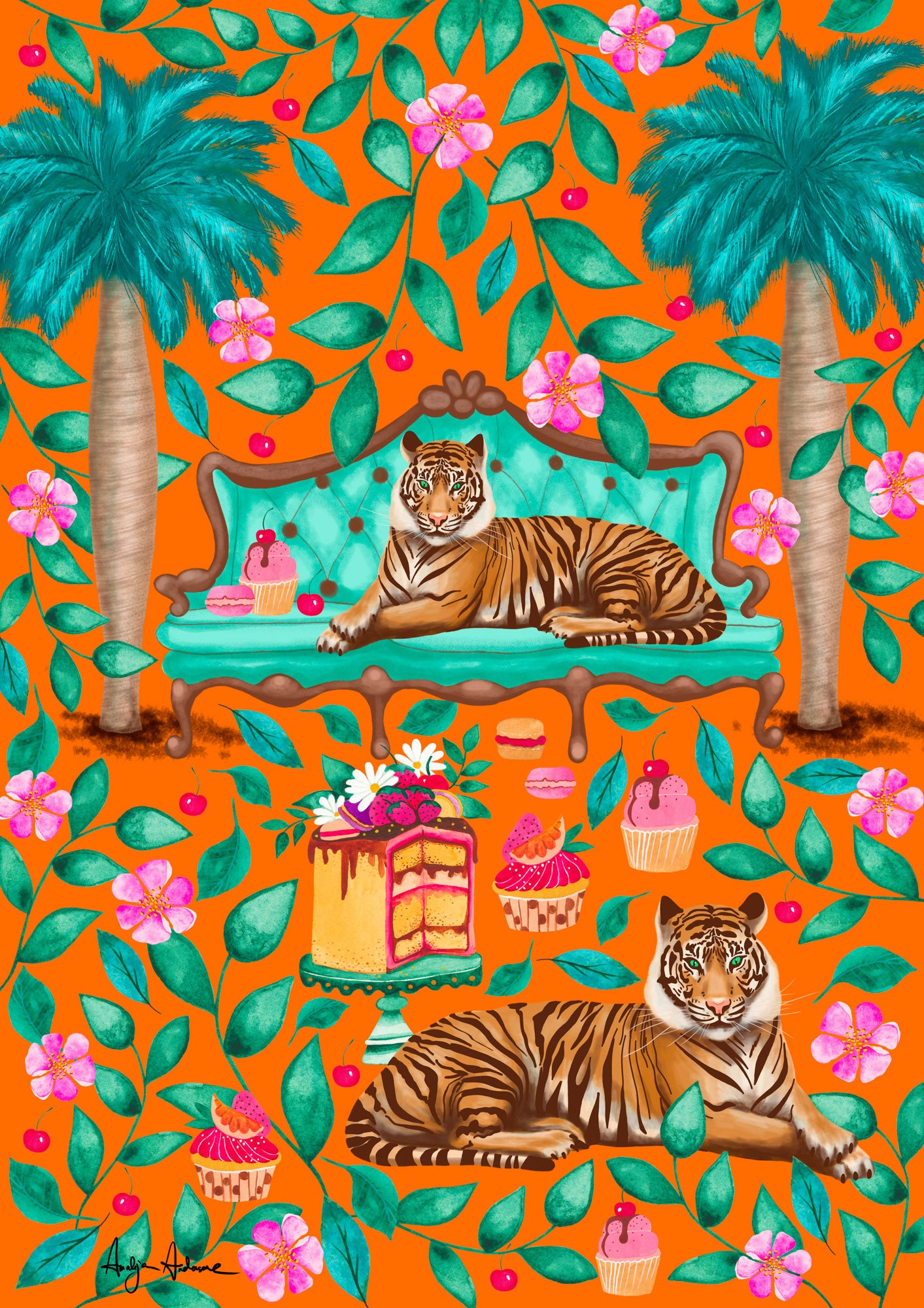 THRONE OF THE WILD CATS