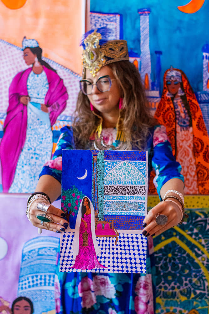 SAFIA IN POMEGRANATE GARDEN