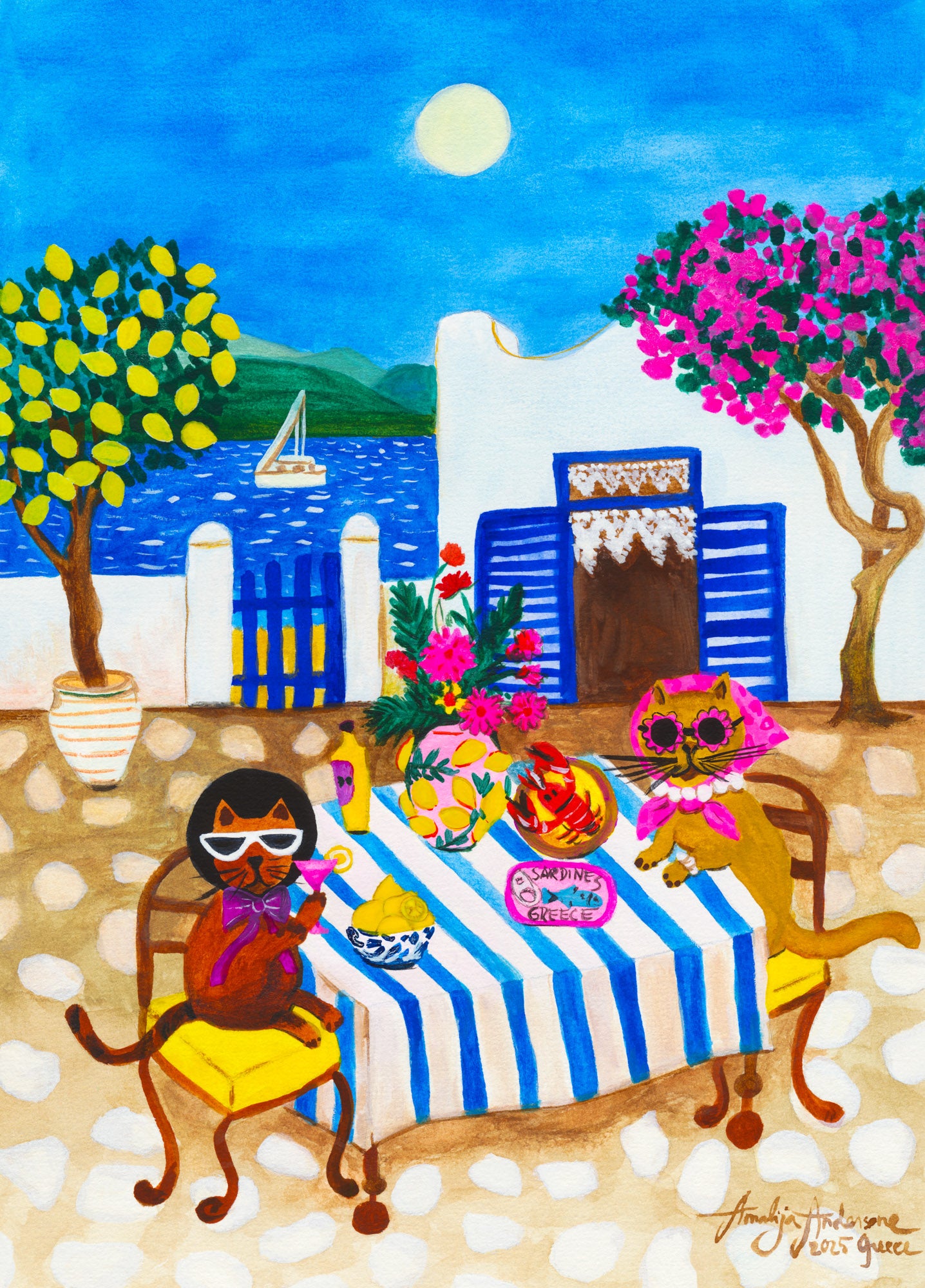 YOU AND ME UNDER THE GREEK SUN