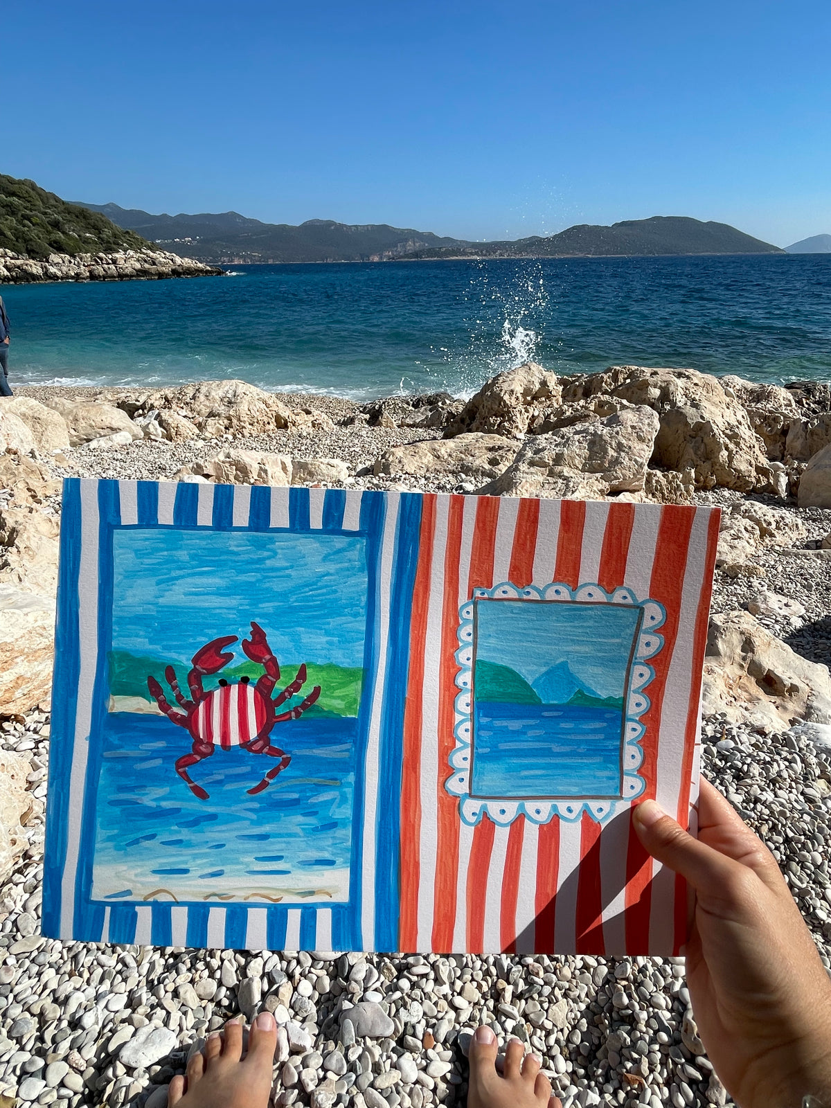 MERMAID CABANA STRIPE