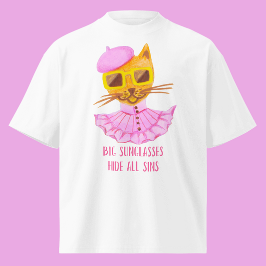 BIG SUNGLASSES OVERSIZE T-SHIRT