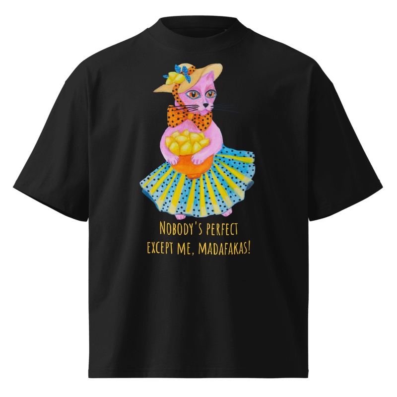 NOBODY'S PERFECT OVERSIZE T-SHIRT