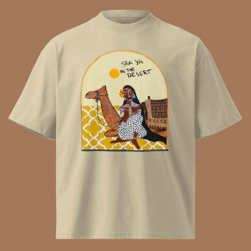 SEA YA IN THE DESERT OVERSIZE T-SHIRT