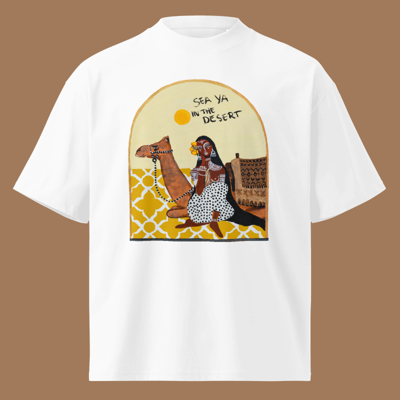 SEA YA IN THE DESERT OVERSIZE T-SHIRT