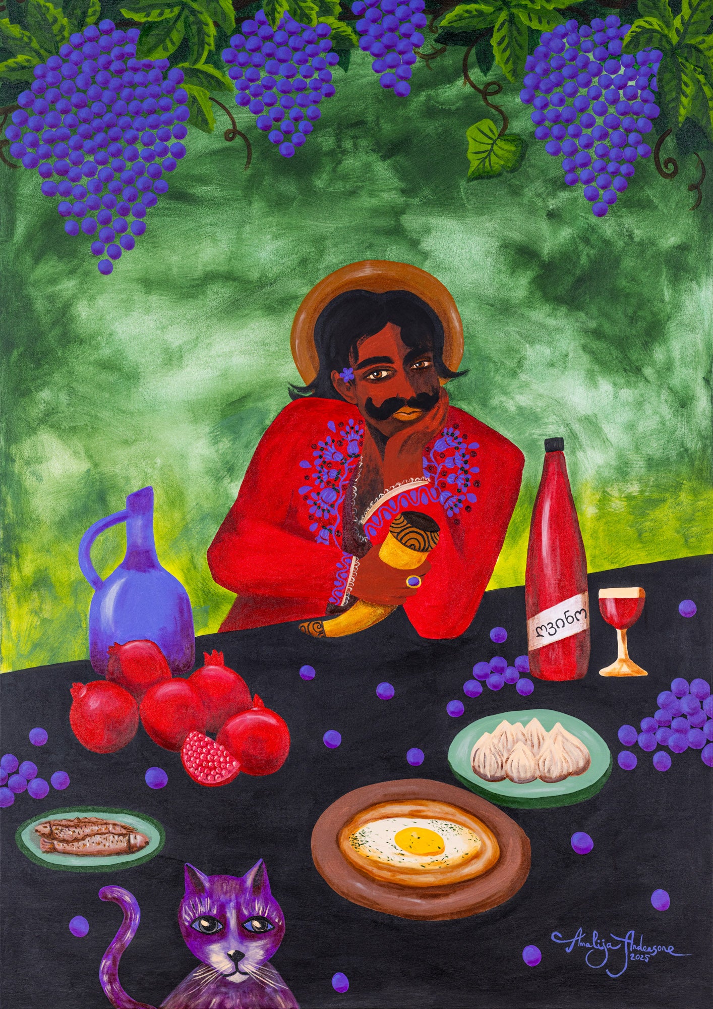ADMIRER FROM GEORGIA - ORIGINAL ARTWORK