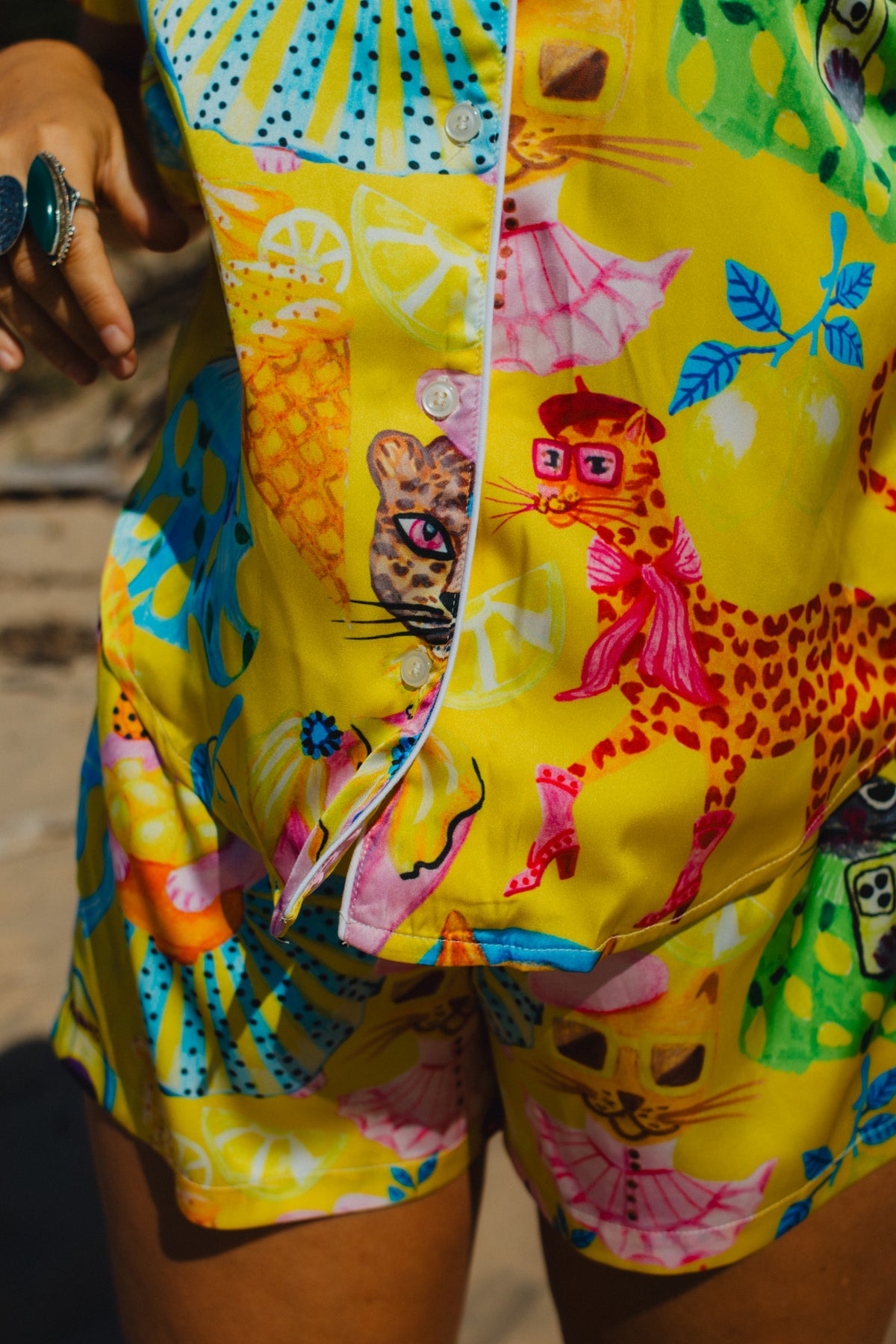 LIMONCELLO CATS SUMMER PAJAMA