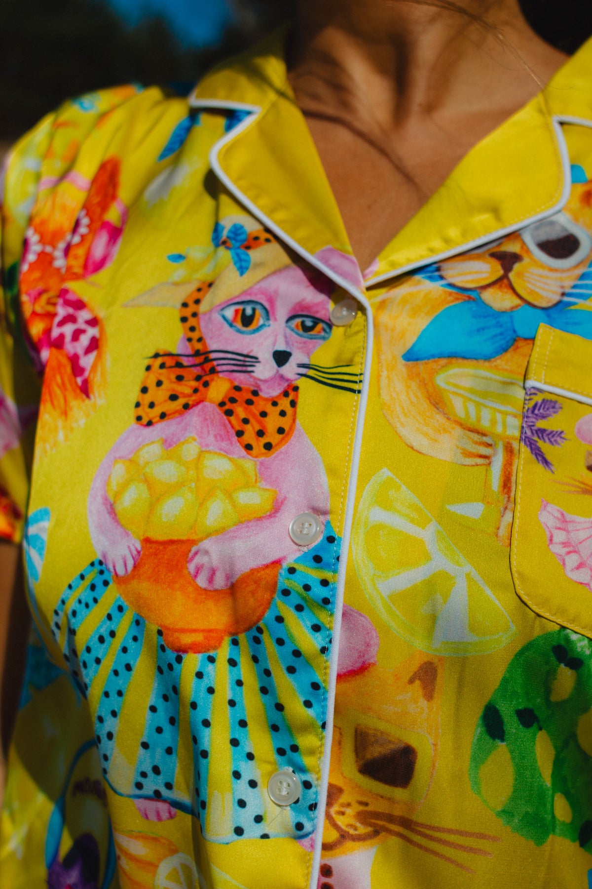 LIMONCELLO CATS SUMMER PAJAMA