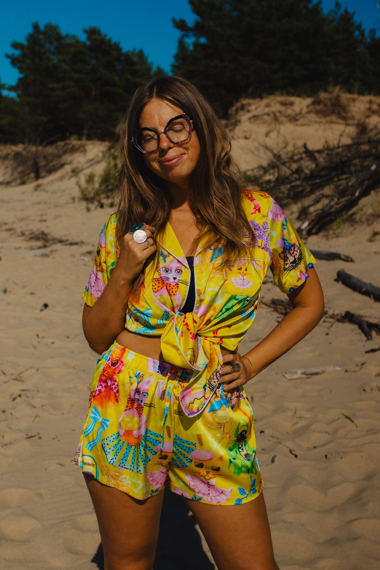 LIMONCELLO CATS SUMMER PAJAMA