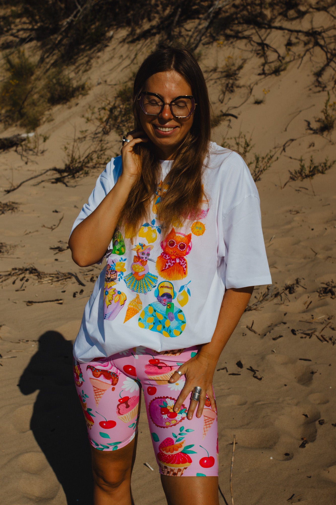 CAT PARTY OVERSIZE T-SHIRT