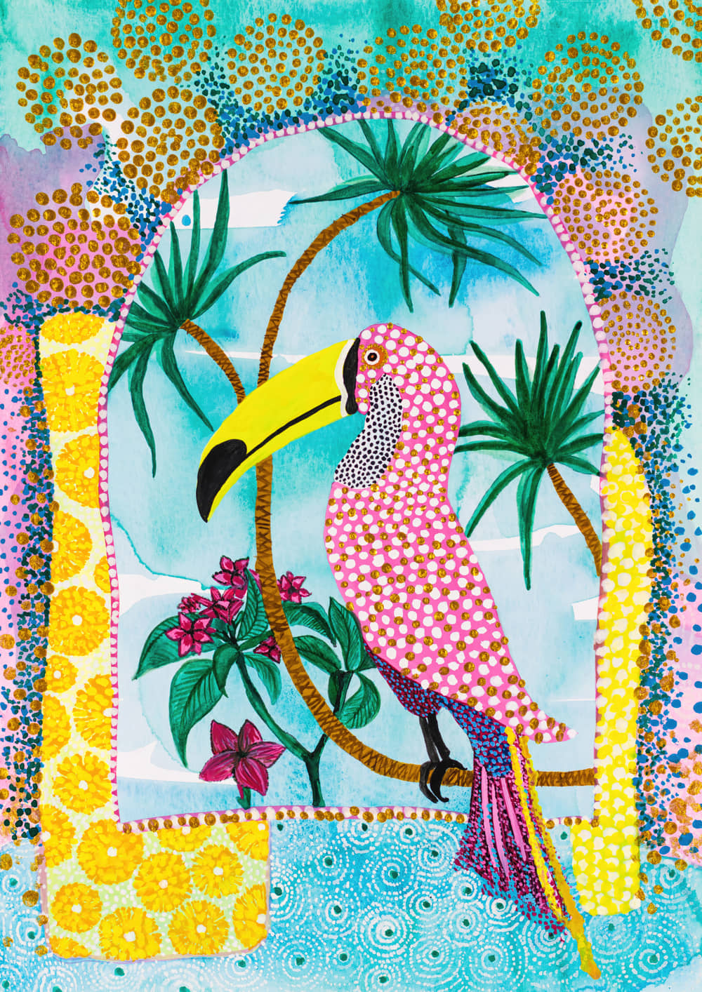 BALI TOUCAN - ORIGINAL ARTWORK