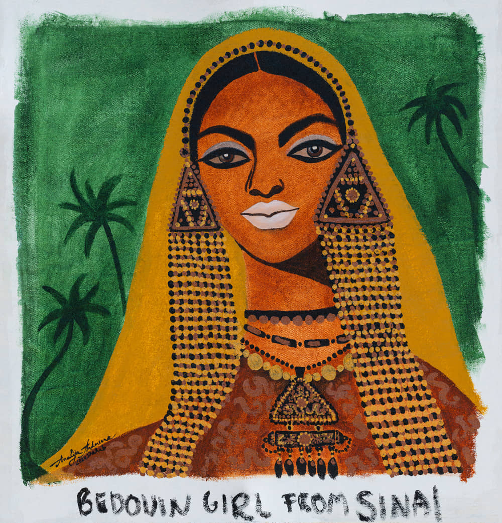 BEDOUIN GIRL FROM SINAI - ORIGINAL ARTWORK