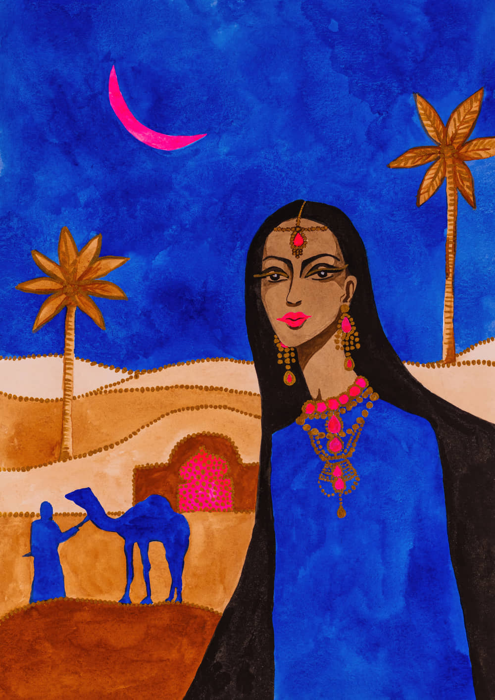 BEDOUIN PRINCESS HABIBA - ORIGINAL ARTWORK