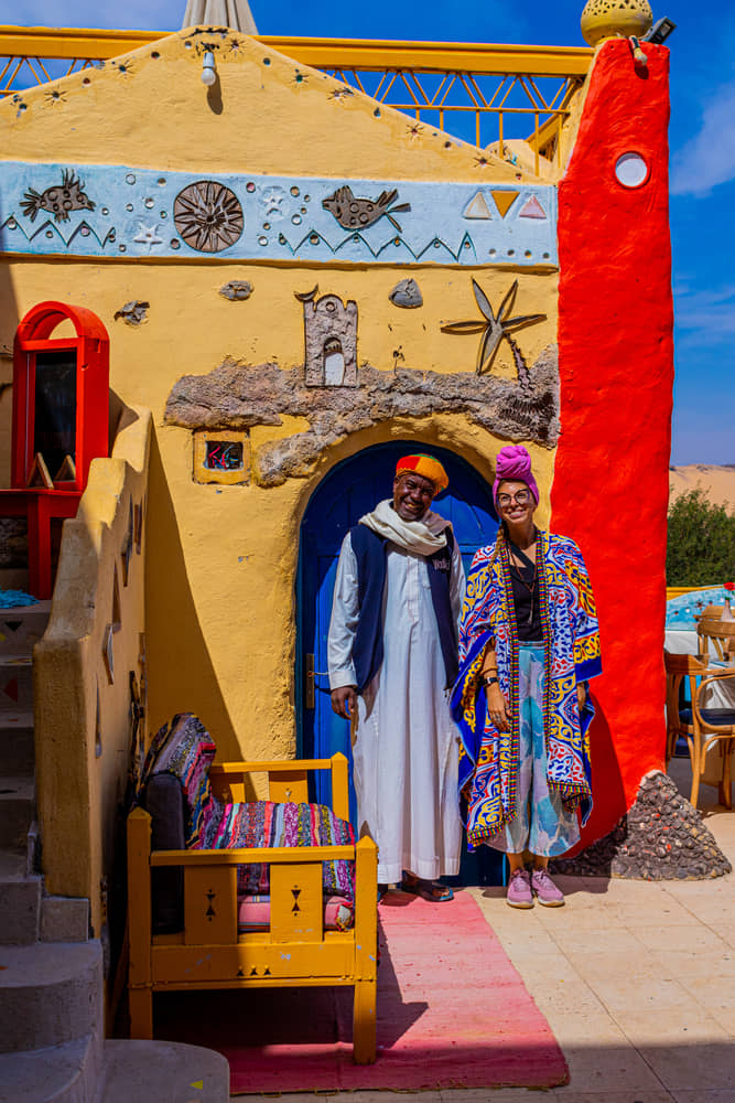 BOUGAINVILLEA SKY OVER NUBIAN VILLAGE