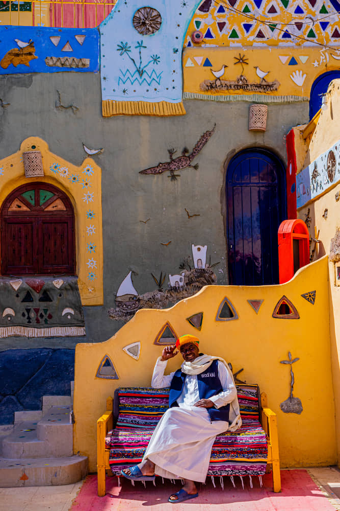 BOUGAINVILLEA SKY OVER NUBIAN VILLAGE