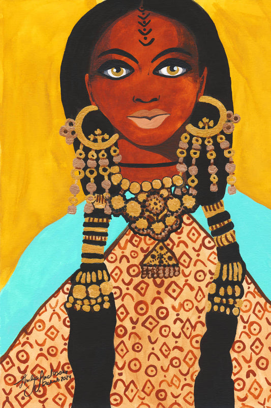 GIRL FROM RAS ABU GALUOM - ORIGINAL ARTWORK