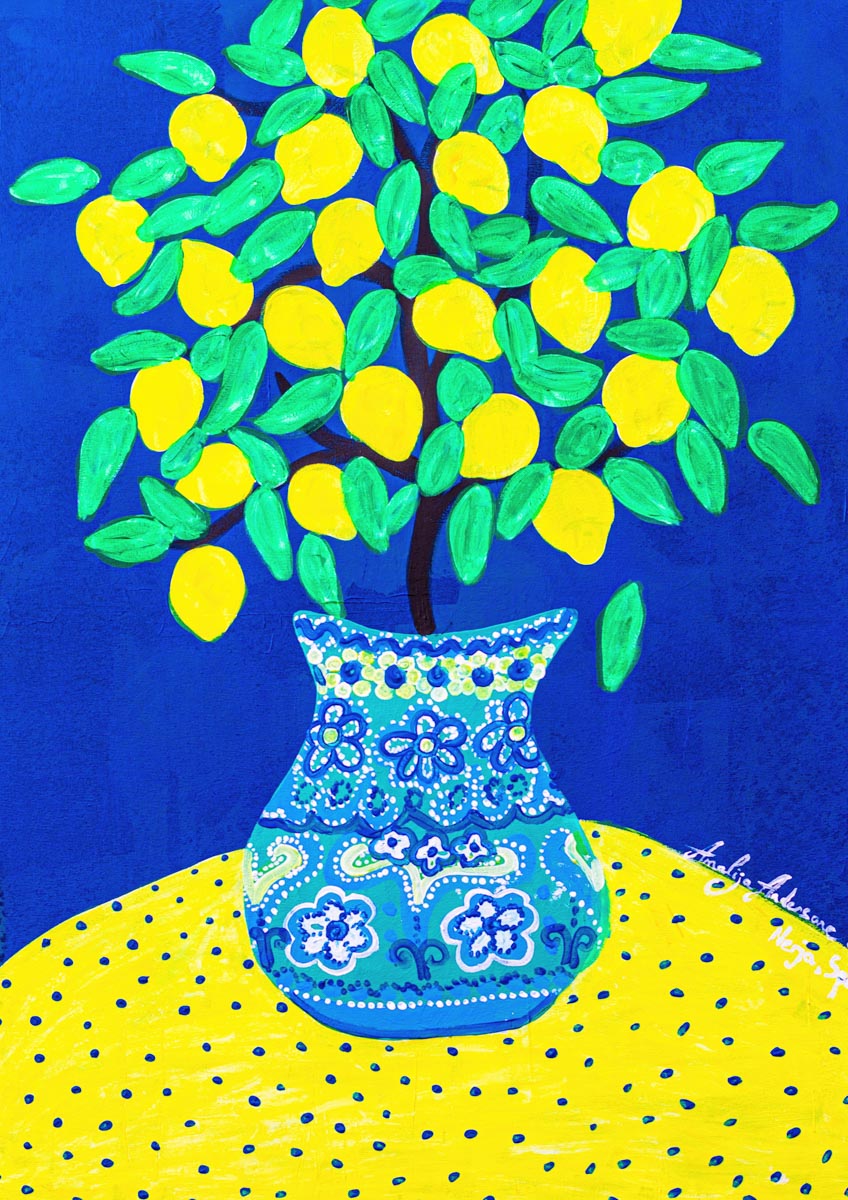 LORETA'S LEMON TREE – ORIGINAL ARTWORK