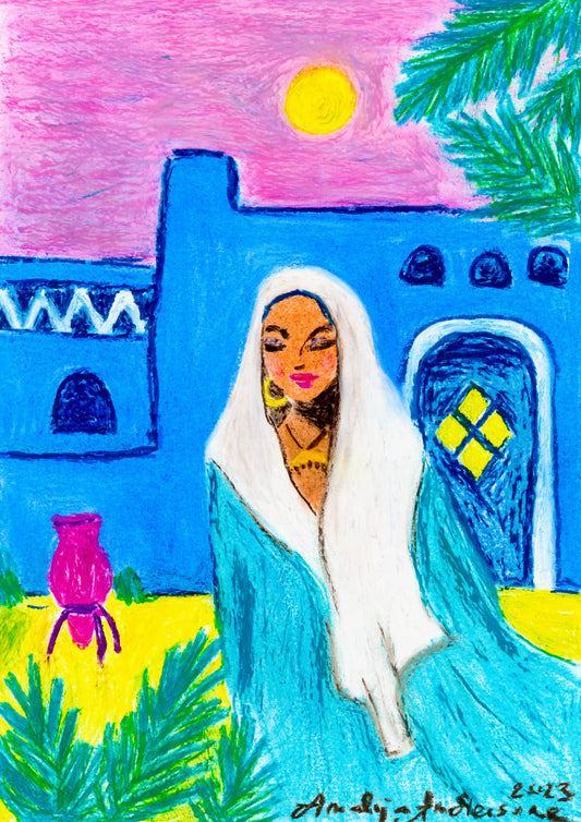 GIRL FROM NUBIAN VILLAGE