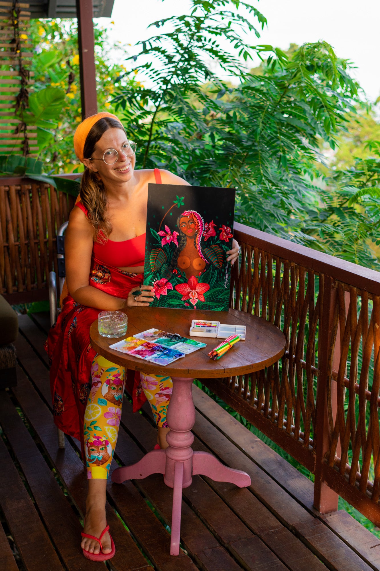 TROPICAL NIGHT IN THE JUNGLE HUT