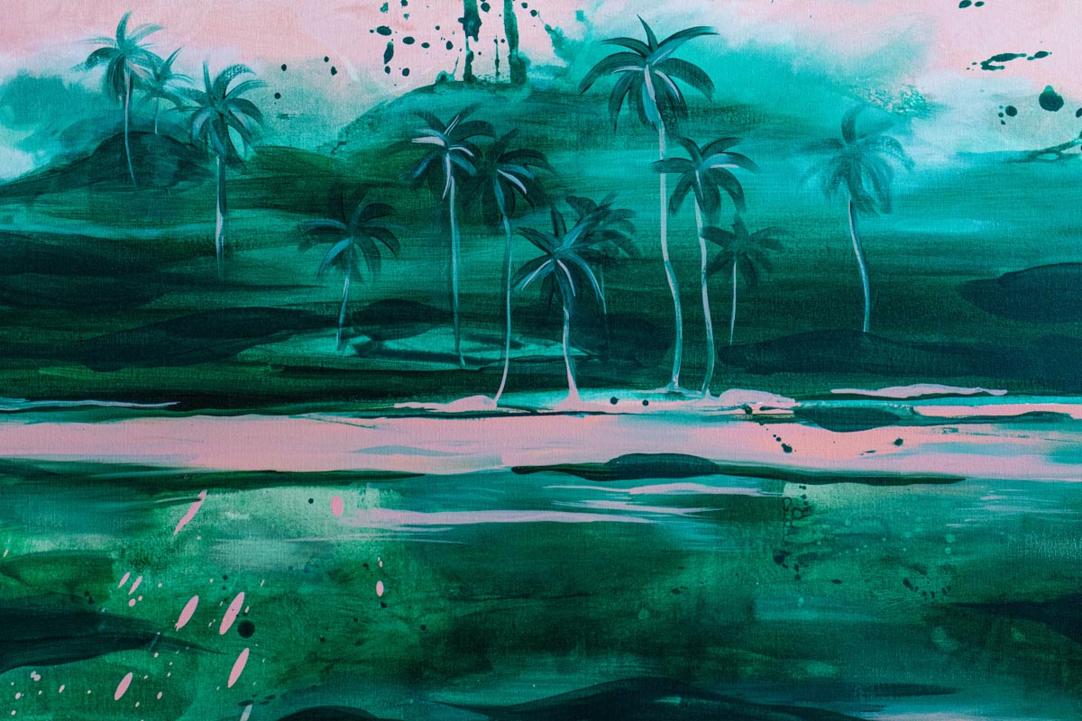 A TROPICAL PARADISE – ORIGINAL ARTWORK