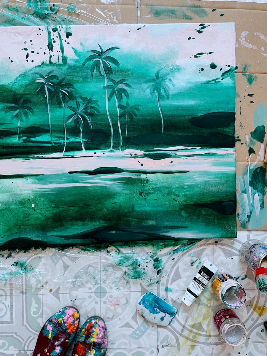 A TROPICAL PARADISE – ORIGINAL ARTWORK