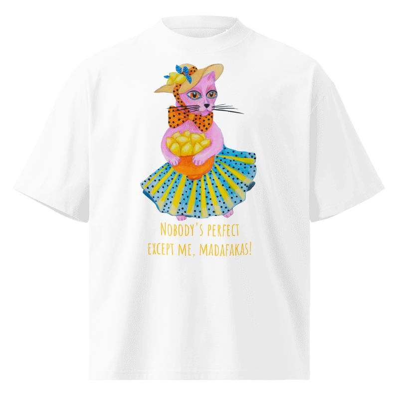 NOBODY'S PERFECT OVERSIZE T-SHIRT