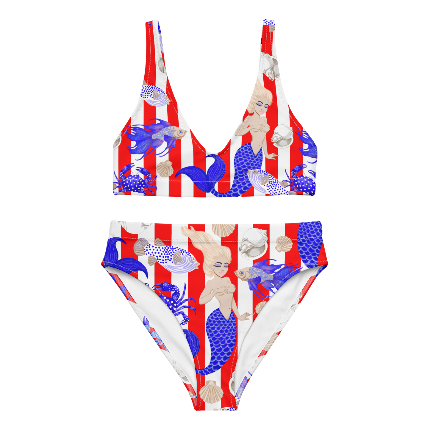 MERMAID CABANA STRIPE BIKINI