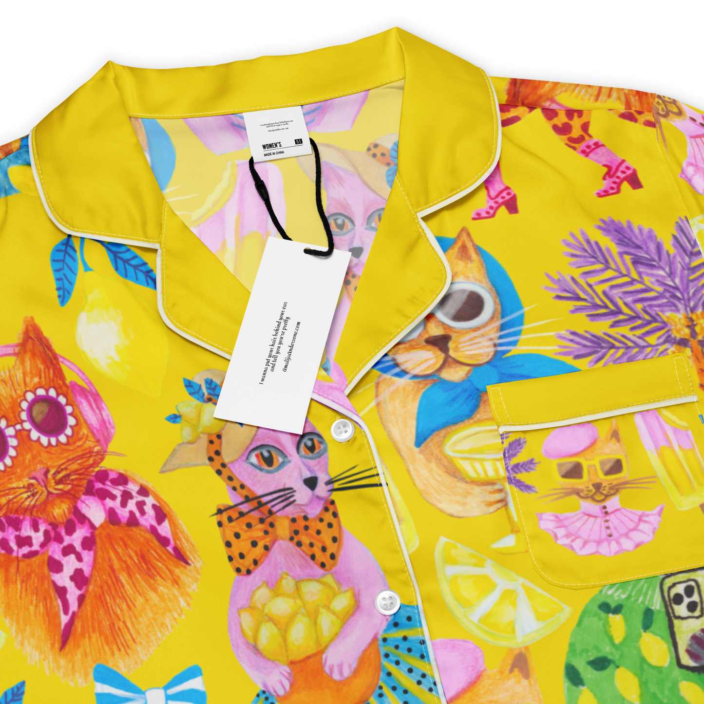 LIMONCELLO CATS SUMMER PAJAMA